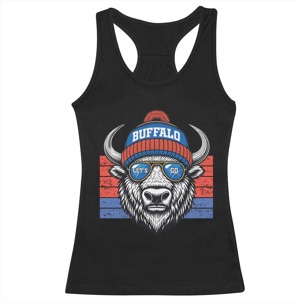Buffalo Football Racerback Tank Top Vintage 90s Bill Fan Game Day - Wonder Print Shop