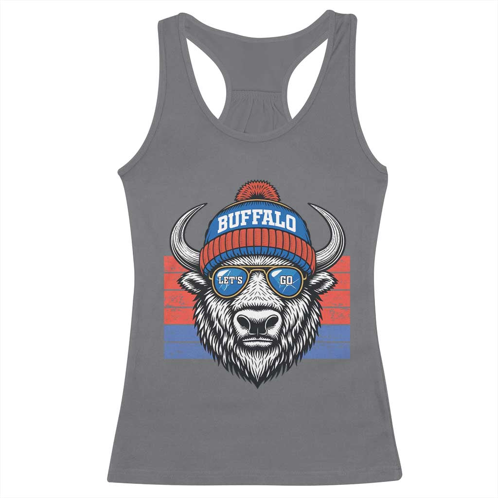 Buffalo Football Racerback Tank Top Vintage 90s Bill Fan Game Day - Wonder Print Shop