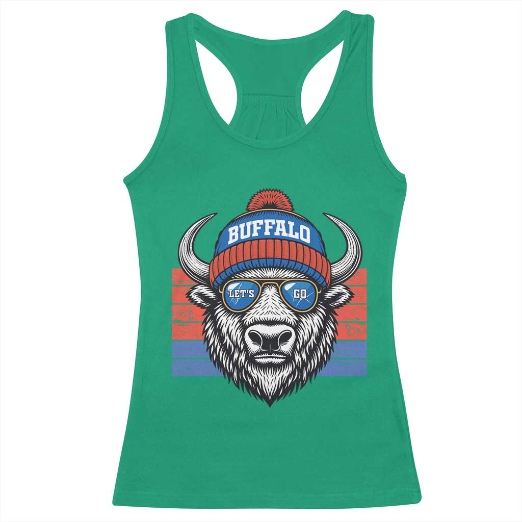 Buffalo Football Racerback Tank Top Vintage 90s Bill Fan Game Day - Wonder Print Shop