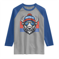 Buffalo Football Raglan Shirt Vintage 90s Bill Fan Game Day - Wonder Print Shop