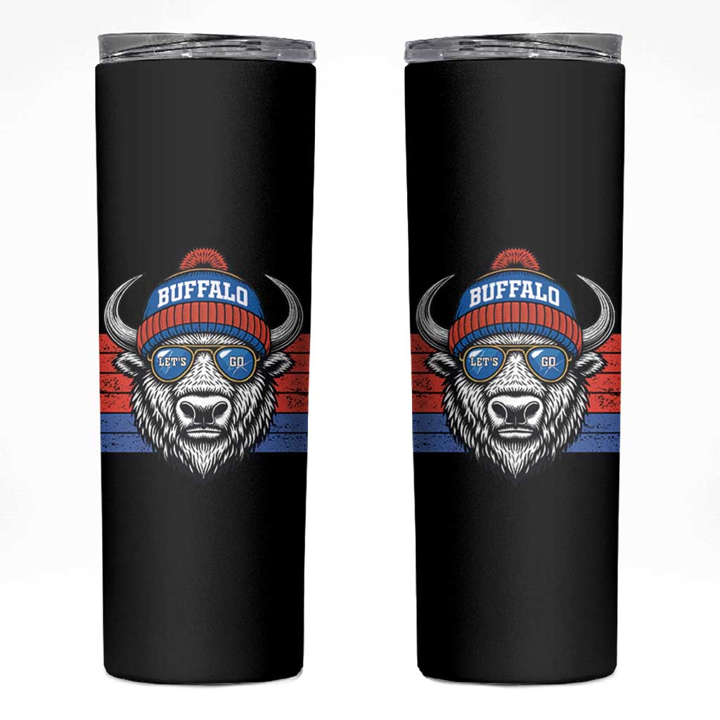 Buffalo Football Skinny Tumbler Vintage 90s Bill Fan Game Day - Wonder Print Shop