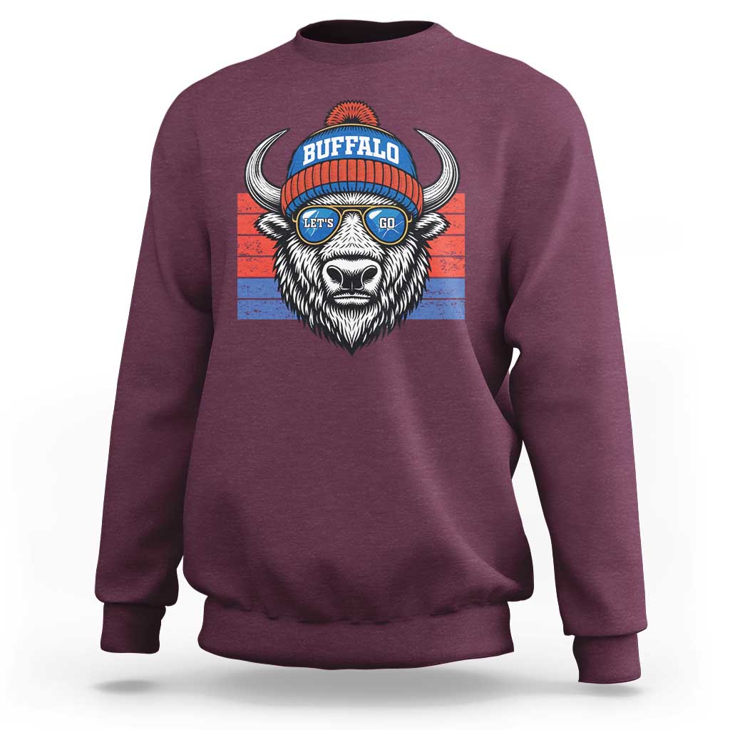 Buffalo Football Sweatshirt Vintage 90s Bill Fan Game Day - Wonder Print Shop