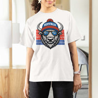 Buffalo Football T Shirt For Women Vintage 90s Bill Fan Game Day - Wonder Print Shop