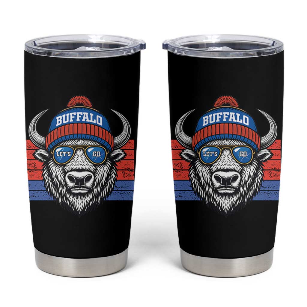 Buffalo Football Tumbler Cup Vintage 90s Bill Fan Game Day - Wonder Print Shop