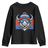 Buffalo Football Youth Sweatshirt Vintage 90s Bill Fan Game Day - Wonder Print Shop