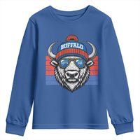 Buffalo Football Youth Sweatshirt Vintage 90s Bill Fan Game Day - Wonder Print Shop