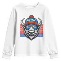 Buffalo Football Youth Sweatshirt Vintage 90s Bill Fan Game Day - Wonder Print Shop