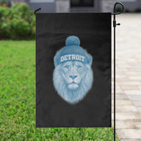 Detroit Football Garden Flag Retro Lions Mascot Sport Fan - Wonder Print Shop