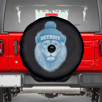 Detroit Football Spare Tire Cover Retro Lions Mascot Sport Fan - Wonder Print Shop