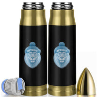 Detroit Football Bullet Tumbler Retro Lions Mascot Sport Fan - Wonder Print Shop