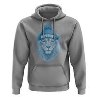 Detroit Football Hoodie Retro Lions Mascot Sport Fan - Wonder Print Shop