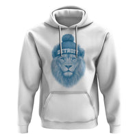 Detroit Football Hoodie Retro Lions Mascot Sport Fan - Wonder Print Shop