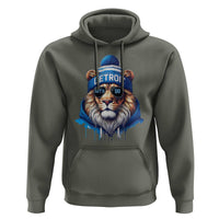 Lion Lovers Hoodie Wearing Glasses Sunday Detroit Fan Apparel