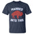 Married Into This Buffalo T Shirt Vintage Sport Mafia Wife Wedding Gifts - Wonder Print Shop