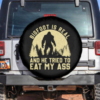Funny Bigfoot Spare Tire Cover Sasquatch Big Foot Eat My Ass Vintage Cryptid Meme - Wonder Print Shop