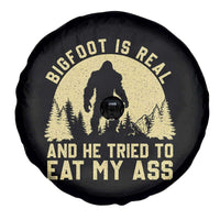 Funny Bigfoot Spare Tire Cover Sasquatch Big Foot Eat My Ass Vintage Cryptid Meme - Wonder Print Shop