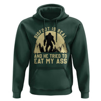 Funny Bigfoot Hoodie Sasquatch Big Foot Eat My Ass Vintage Cryptid Meme - Wonder Print Shop