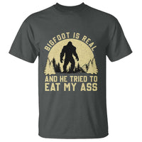 Funny Bigfoot T Shirt Sasquatch Big Foot Eat My Ass Vintage Cryptid Meme - Wonder Print Shop