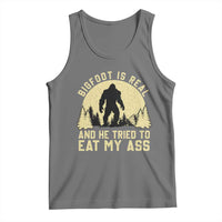 Funny Bigfoot Tank Top Sasquatch Big Foot Eat My Ass Vintage Cryptid Meme - Wonder Print Shop