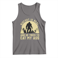 Funny Bigfoot Tank Top Sasquatch Big Foot Eat My Ass Vintage Cryptid Meme - Wonder Print Shop