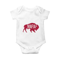 Let's Go Buffalo Baby Onesie Funny Mafia WNY Pride Red Buffalo
