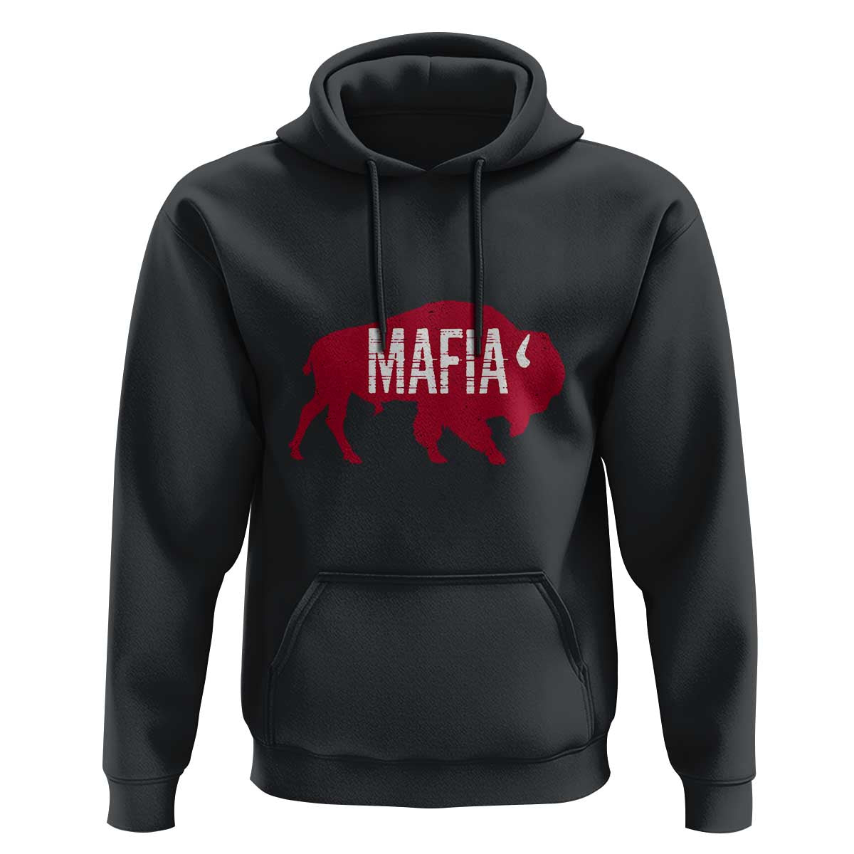Let's Go Buffalo Hoodie Funny Mafia WNY Pride Red Buffalo