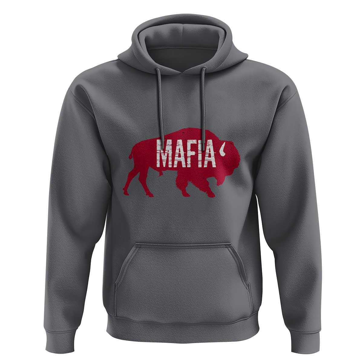 Let's Go Buffalo Hoodie Funny Mafia WNY Pride Red Buffalo