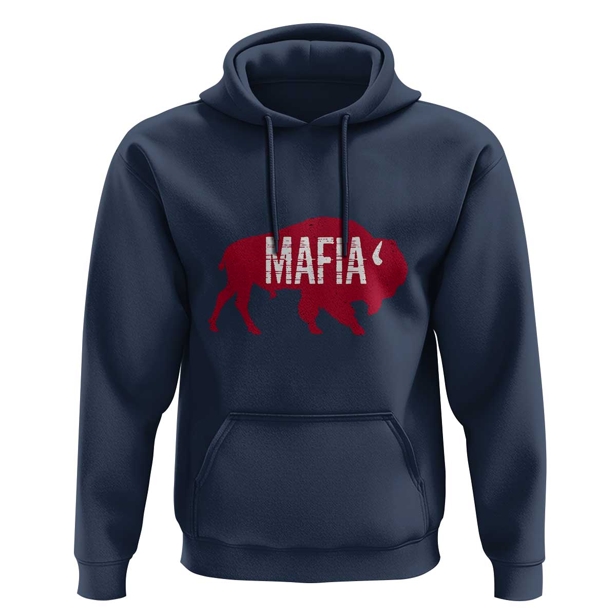 Let's Go Buffalo Hoodie Funny Mafia WNY Pride Red Buffalo