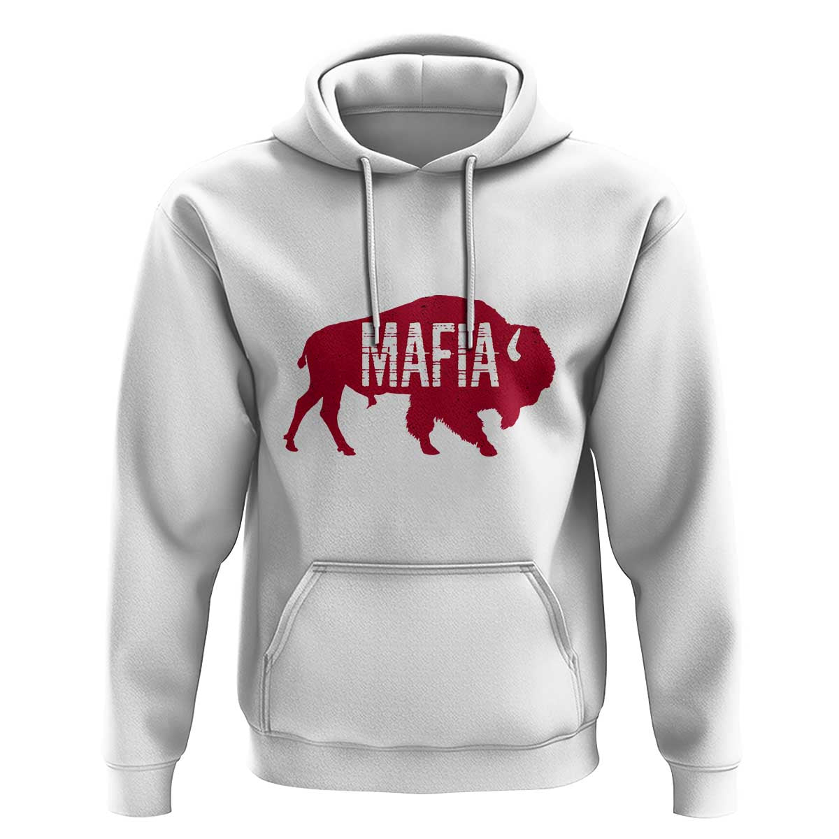 Let's Go Buffalo Hoodie Funny Mafia WNY Pride Red Buffalo