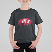 Let's Go Buffalo T Shirt For Kid Funny Mafia WNY Pride Red Buffalo - Wonder Print Shop