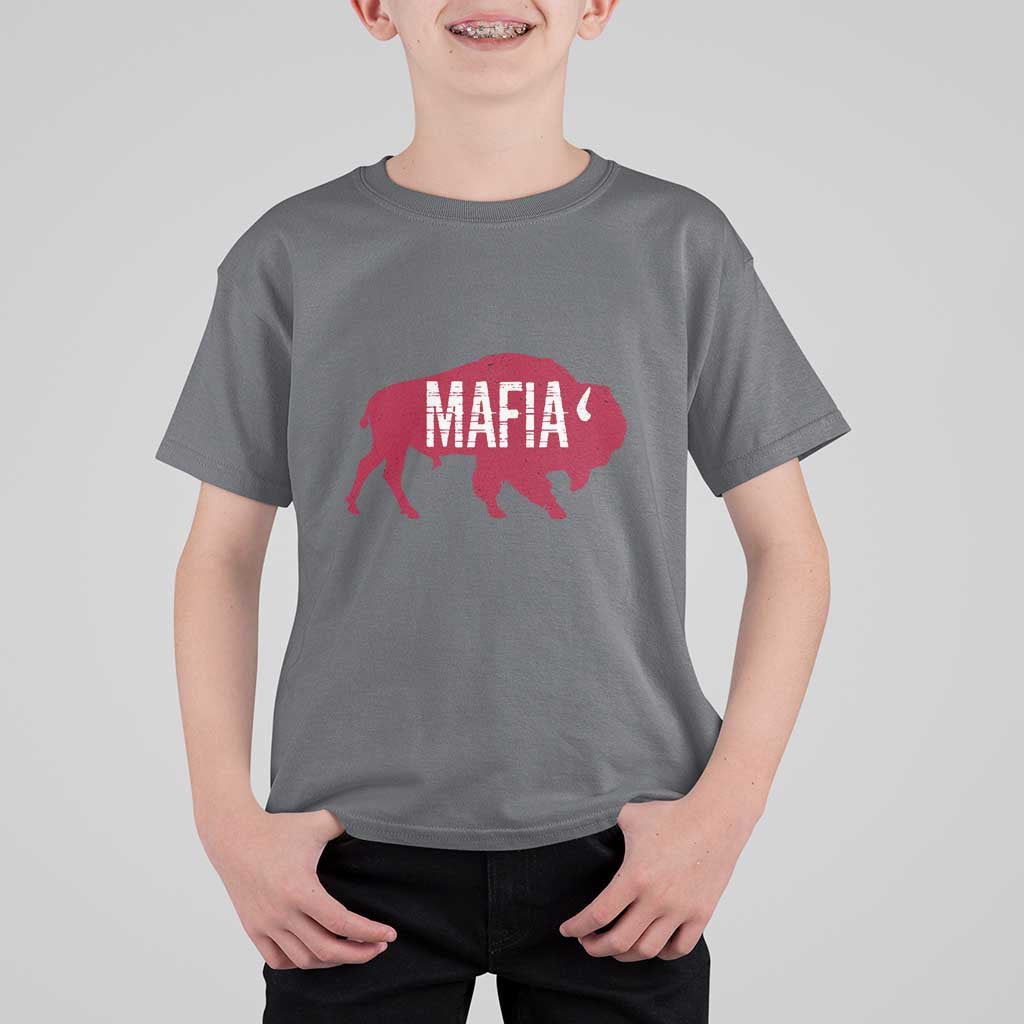 Let's Go Buffalo T Shirt For Kid Funny Mafia WNY Pride Red Buffalo - Wonder Print Shop