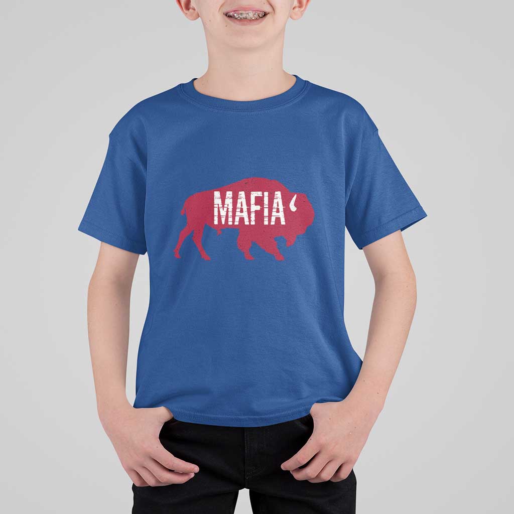 Let's Go Buffalo T Shirt For Kid Funny Mafia WNY Pride Red Buffalo - Wonder Print Shop
