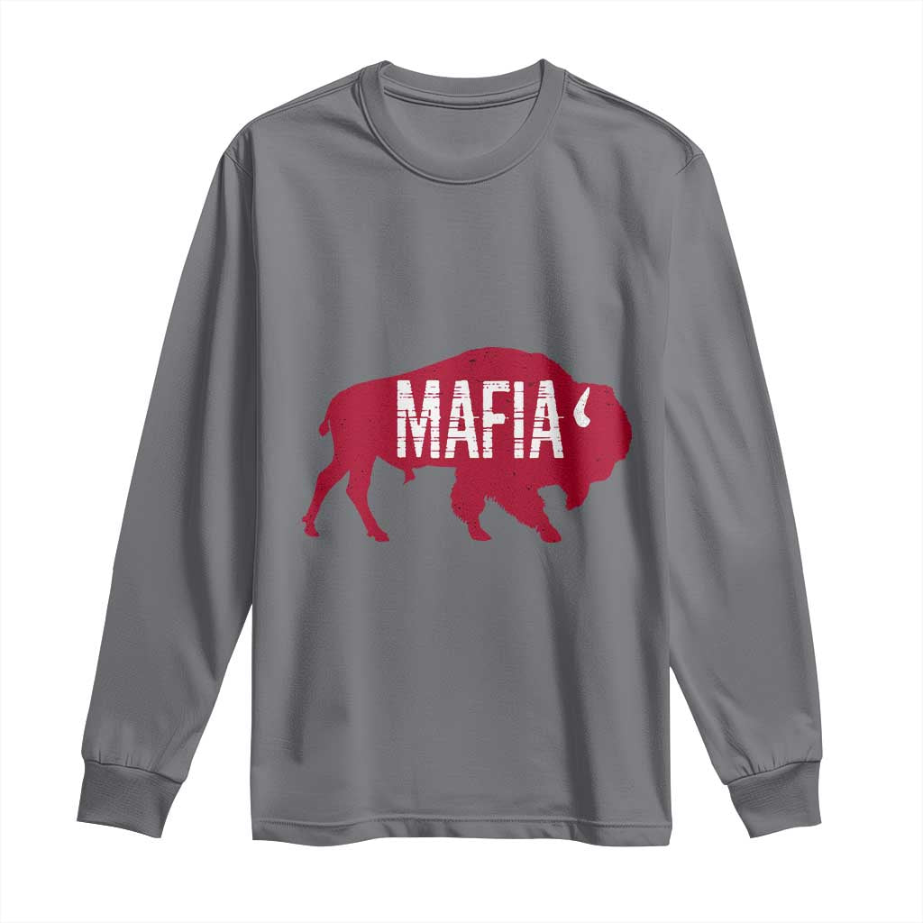 Let's Go Buffalo Long Sleeve Shirt Funny Mafia WNY Pride Red Buffalo
