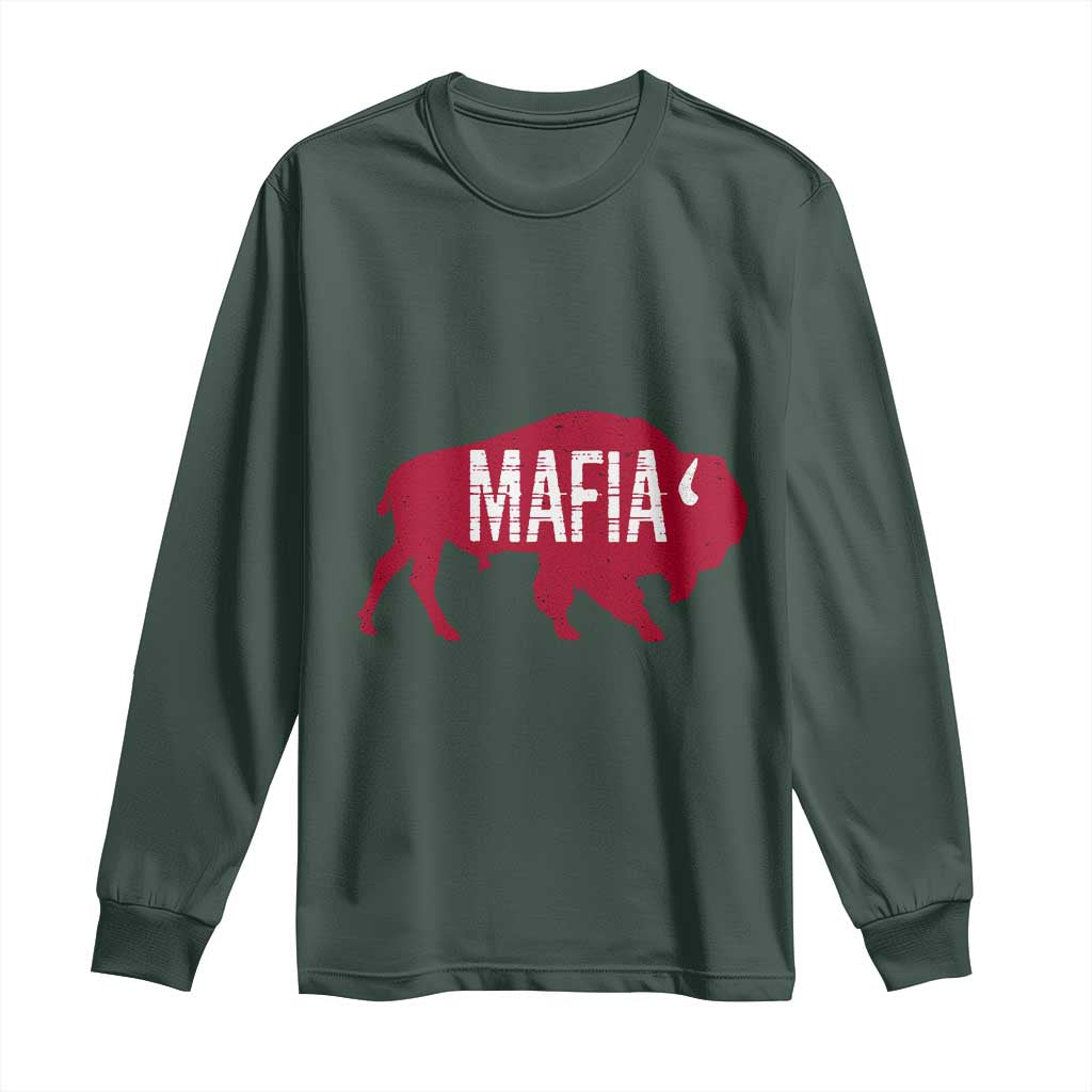 Let's Go Buffalo Long Sleeve Shirt Funny Mafia WNY Pride Red Buffalo
