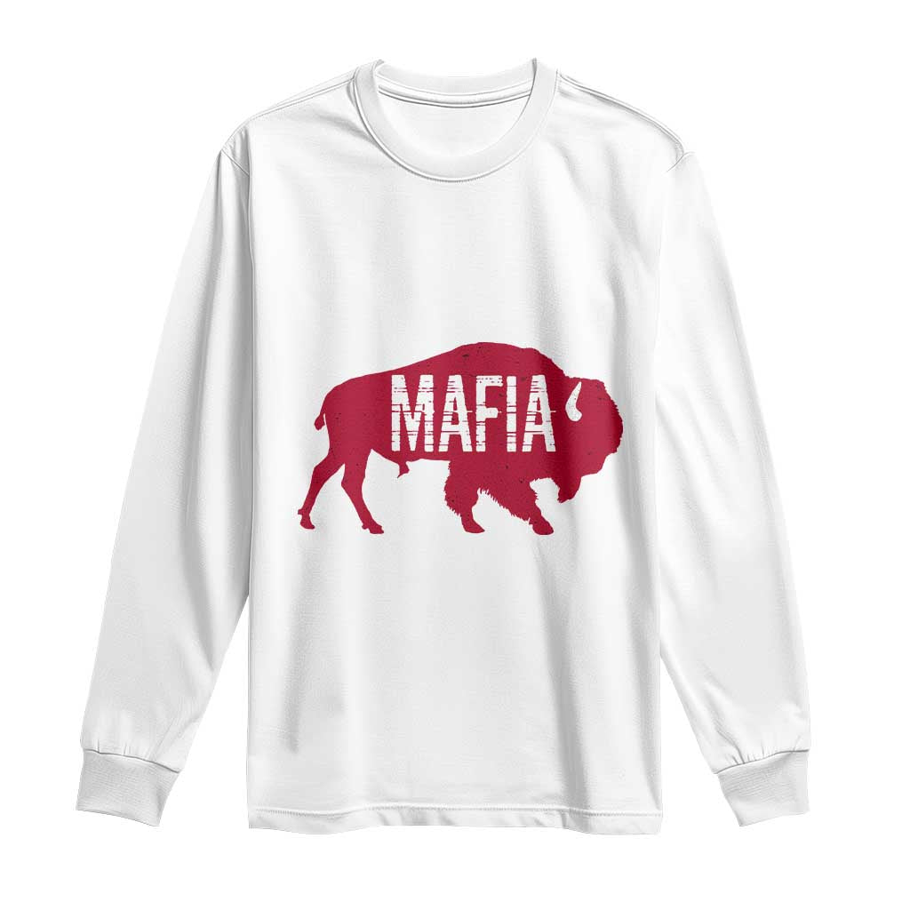 Let's Go Buffalo Long Sleeve Shirt Funny Mafia WNY Pride Red Buffalo