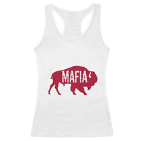 Let's Go Buffalo Racerback Tank Top Funny Mafia WNY Pride Red Buffalo