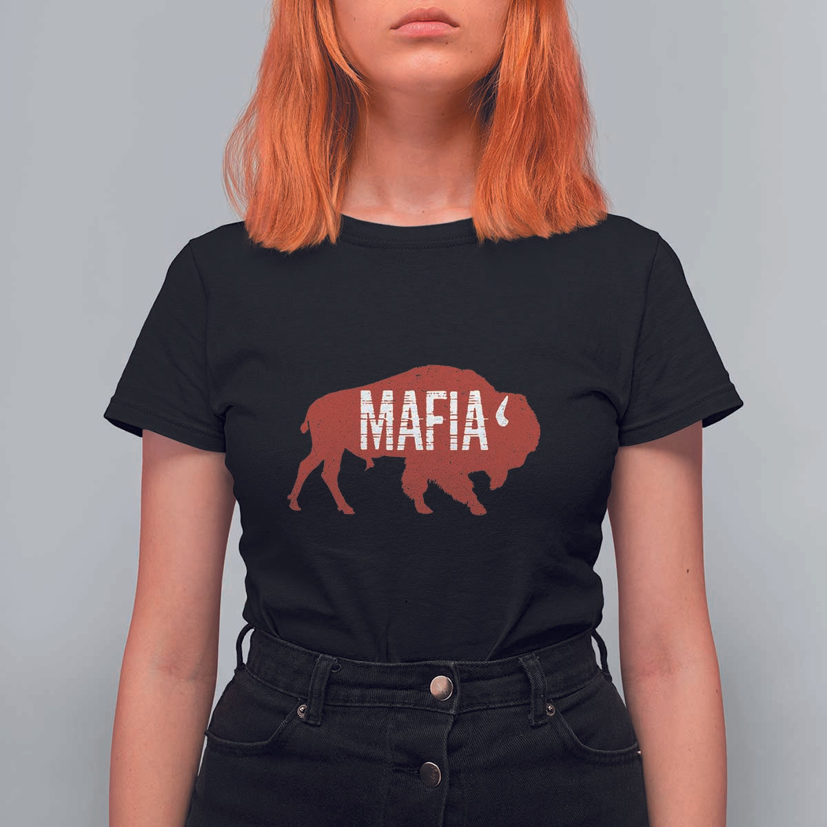Let's Go Buffalo T Shirt For Women Funny Mafia WNY Pride Red Buffalo - Wonder Print Shop