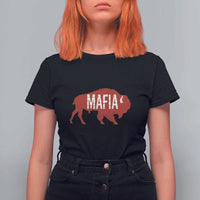 Let's Go Buffalo T Shirt For Women Funny Mafia WNY Pride Red Buffalo - Wonder Print Shop