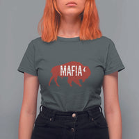 Let's Go Buffalo T Shirt For Women Funny Mafia WNY Pride Red Buffalo - Wonder Print Shop