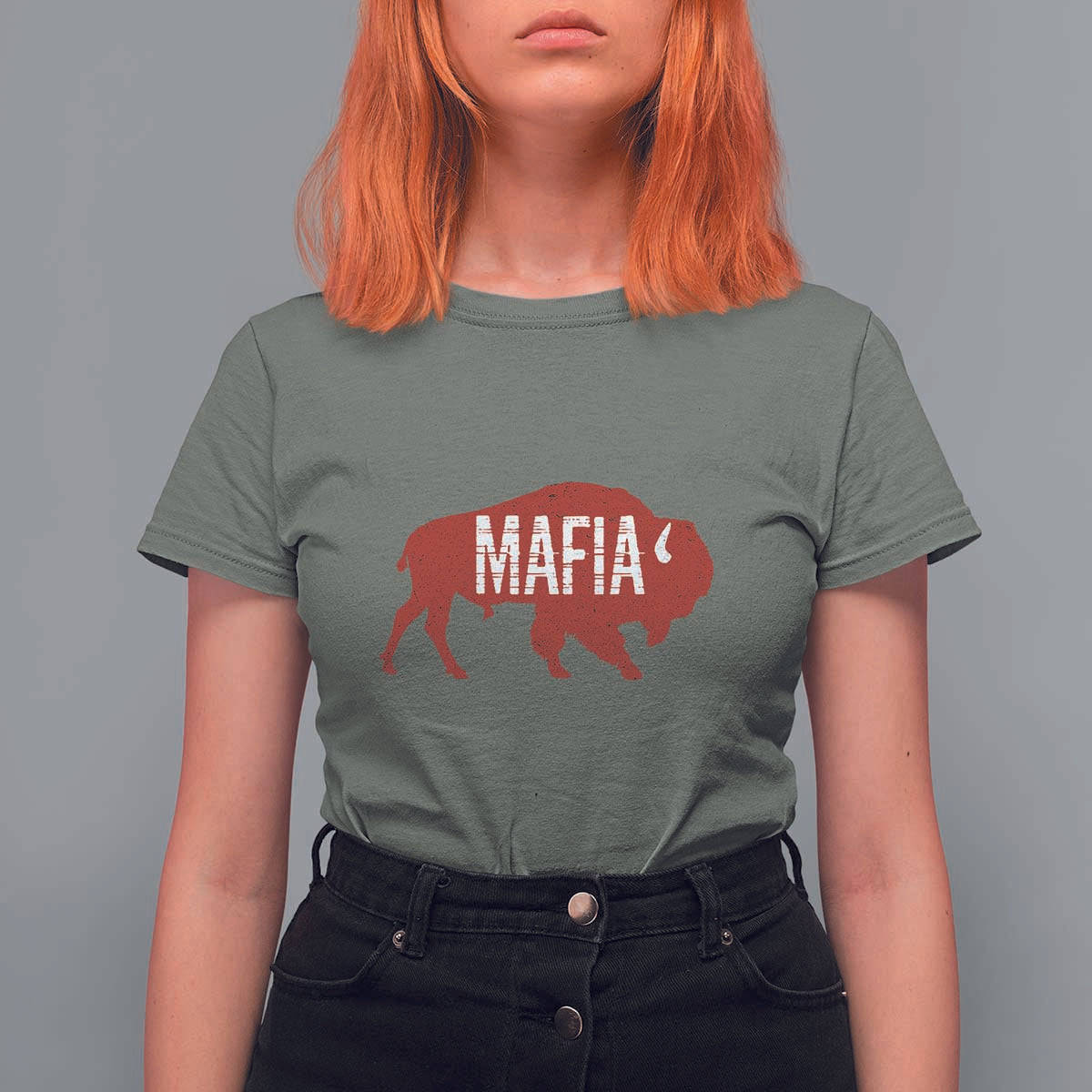 Let's Go Buffalo T Shirt For Women Funny Mafia WNY Pride Red Buffalo - Wonder Print Shop
