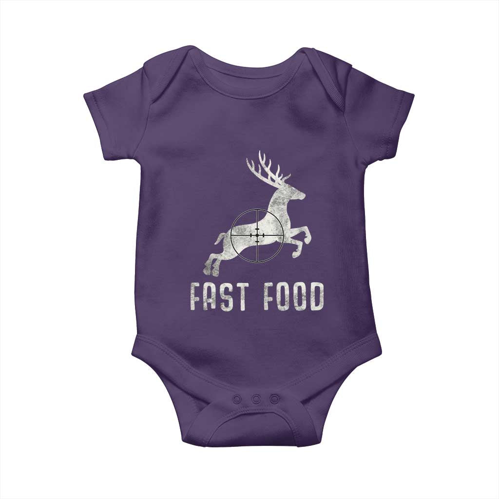 Deer Hunting Season Baby Onesie Funny Fast Food - Wonder Print Shop