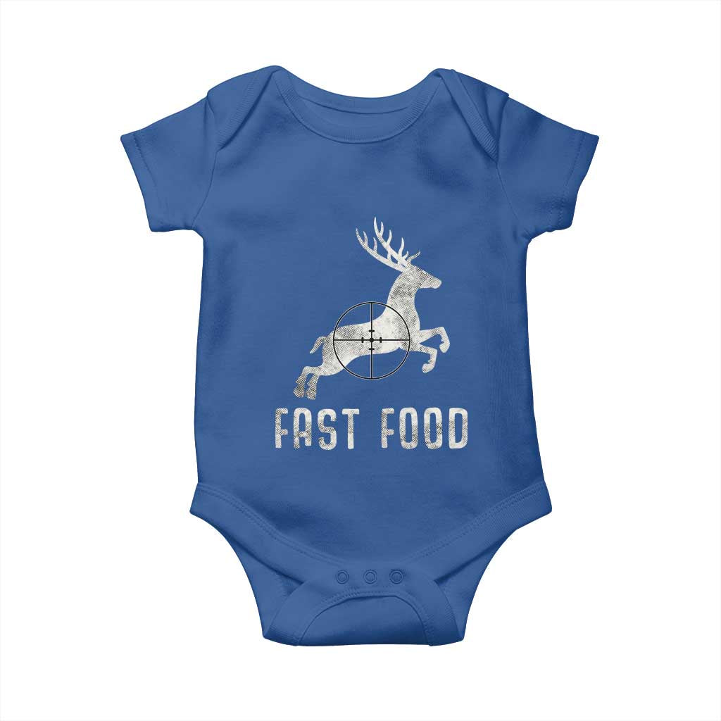 Deer Hunting Season Baby Onesie Funny Fast Food - Wonder Print Shop