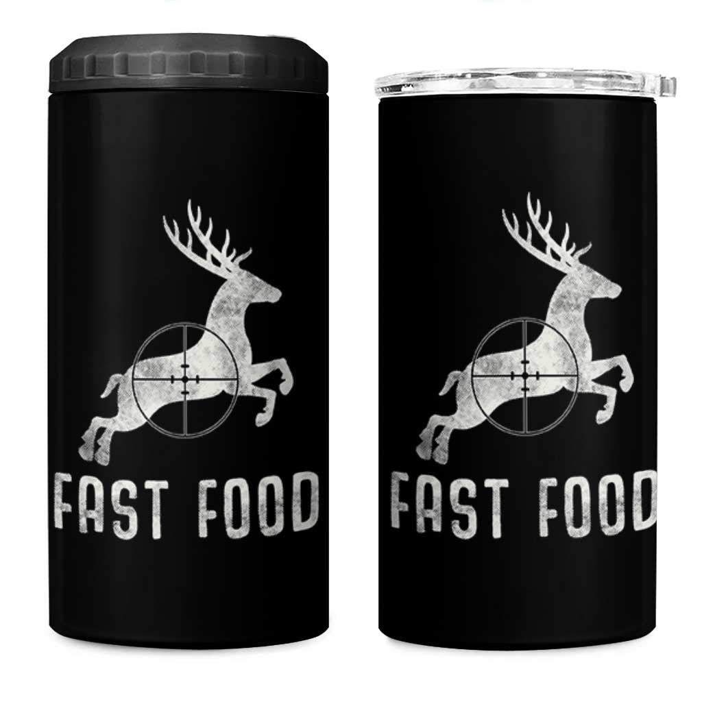 Deer Hunting Season 4 in 1 Can Cooler Tumbler Funny Fast Food - Wonder Print Shop