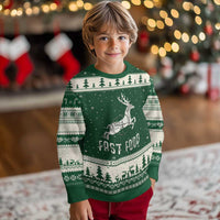 Deer Hunting Season Ugly Christmas Sweater Funny Fast Food - Wonder Print Shop