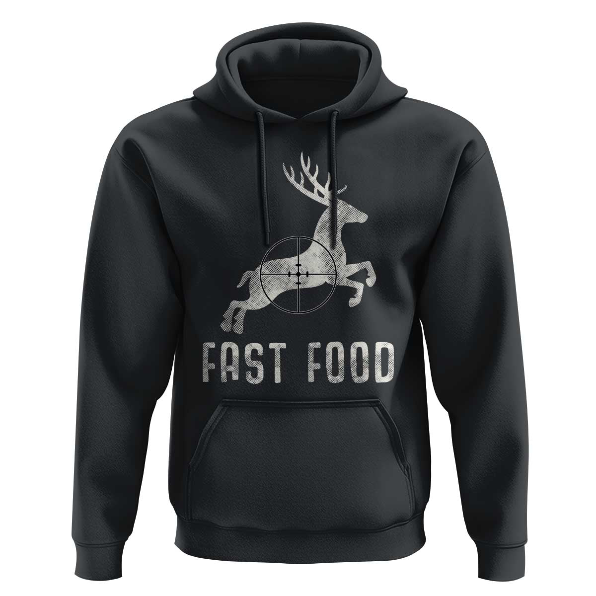 Deer Hunting Season Hoodie Funny Fast Food - Wonder Print Shop