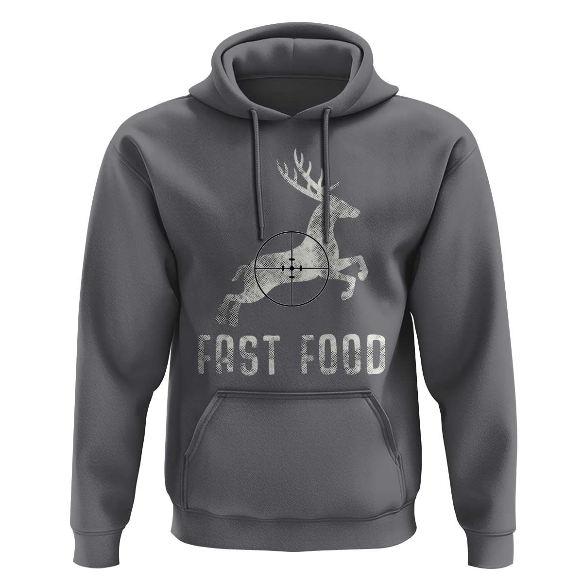 Deer Hunting Season Hoodie Funny Fast Food - Wonder Print Shop