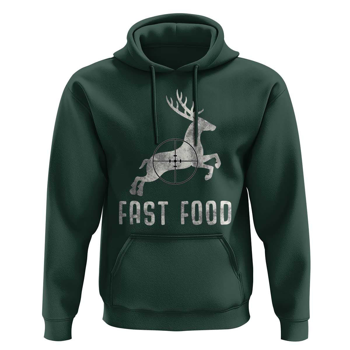 Deer Hunting Season Hoodie Funny Fast Food - Wonder Print Shop