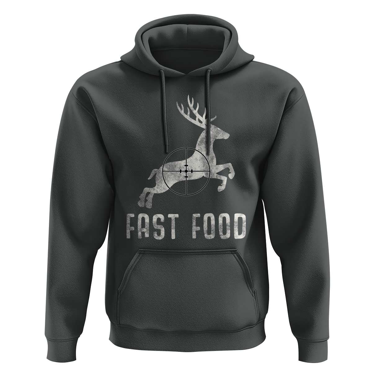 Deer Hunting Season Hoodie Funny Fast Food - Wonder Print Shop