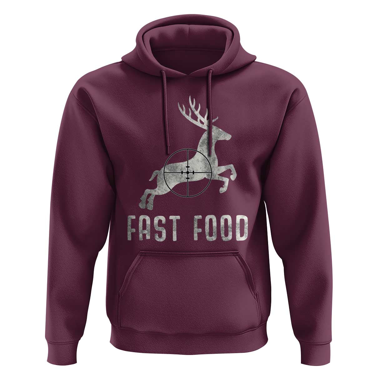 Deer Hunting Season Hoodie Funny Fast Food - Wonder Print Shop
