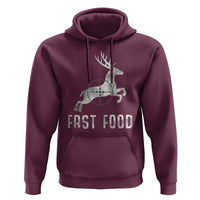 Deer Hunting Season Hoodie Funny Fast Food - Wonder Print Shop